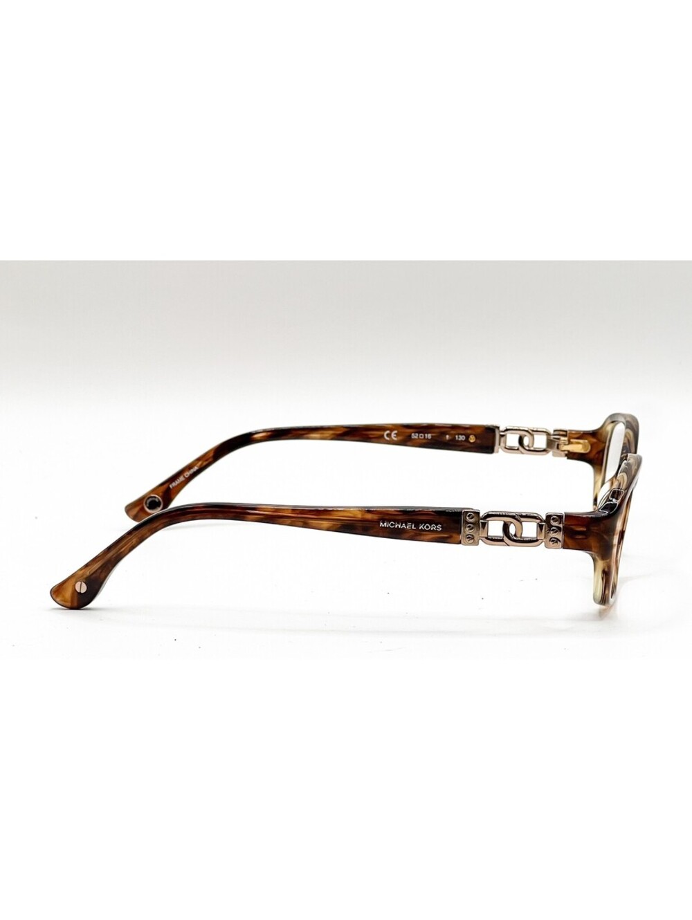 Michael Kors MK217 226 Brown Horn Tortoise Authentic Eyeglass Frames 52-16 - Picture 3 of 5